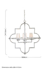 Kensington Townhouse Arabesque Pendant Light