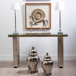 Ursula Table Lamp With Off White Silk Shade