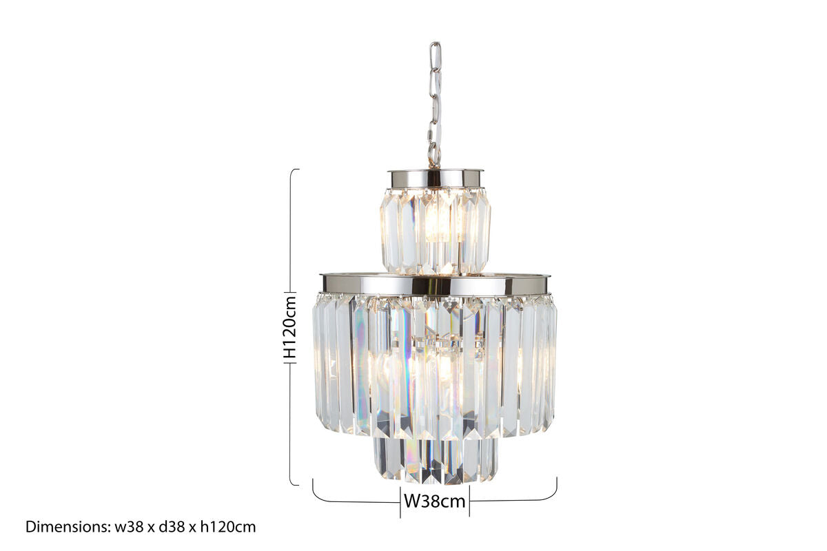 Kensington Townhouse 6 Bulbs Pendant Light