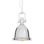 Lexington Large Chrome Plain Pendant Light