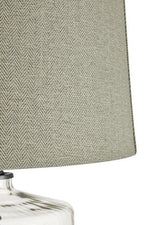 Unita Table Lamp With Grey And Black Shade