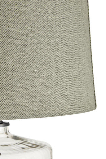 Unita Table Lamp With Grey And Black Shade