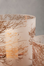 Branch Large Glass Hurricane Candle Holder
