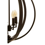 Censer Black Metallic Pendant Light