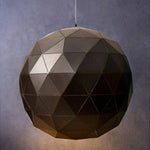 Mateo Large Black and Copper Pendant Light