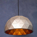 Mateo Small Silver Dome Pendant Light