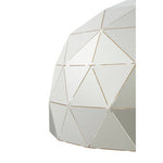 Mateo Small Silver Dome Pendant Light