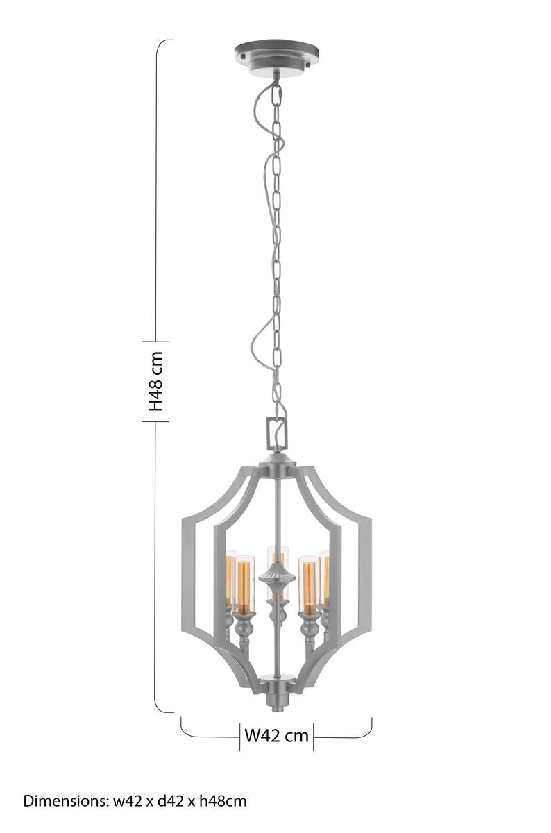 Alka 5 Bulb Pendant Light