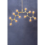 Abira 12 Arm Gold Finish Pendant Light