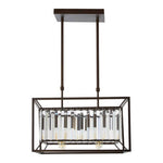 Akiko 4 Bulb Matte Black Ceiling Light