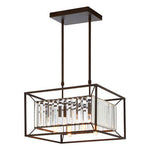 Akiko 4 Bulb Matte Black Ceiling Light