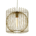 Aselo Gold Finish Pendant Light