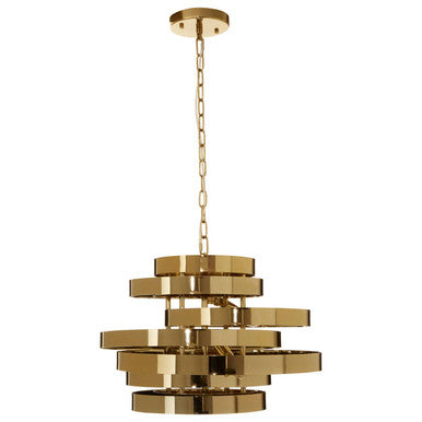 Alana 4 Bulb Gold Finish Pendant Light