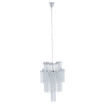 Lerici 2 Tier 6 Light Chrome Pendant 51cm