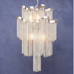 Lerici 2 Tier 6 Light Chrome Pendant 51cm