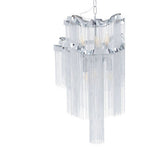 Lerici 2 Tier 6 Light Chrome Pendant 51cm