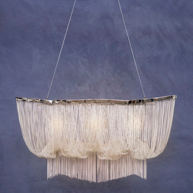 Lerici 6 Light Chrome Pendant Light