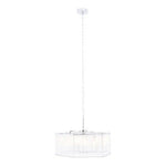 Lerici 6 Light Hexagonal Chrome Pendant Light