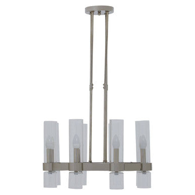 Alexis 8-Light Nickel Finish Ceiling Light