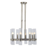 Alexis 8-Light Nickel Finish Ceiling Light