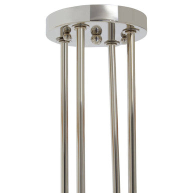 Alexis 8-Light Nickel Finish Ceiling Light