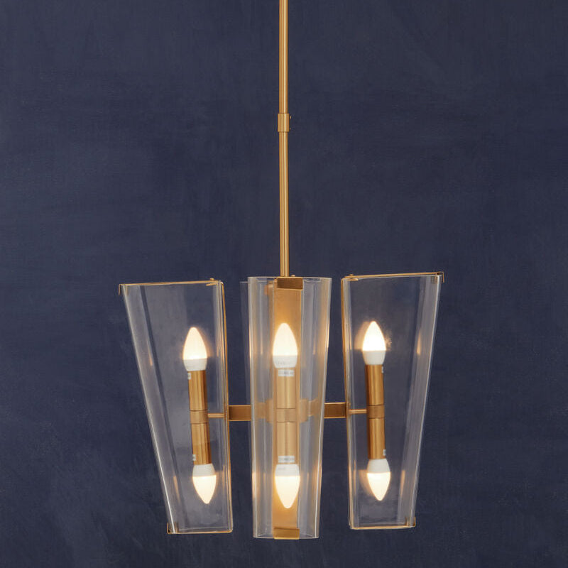 Celeste Antique Brass Finish Pendant Light