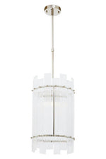Ritz One Bulb Glass Pendant Light