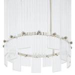 Ritz One Bulb Glass Pendant Light