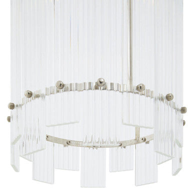 Ritz One Bulb Glass Pendant Light