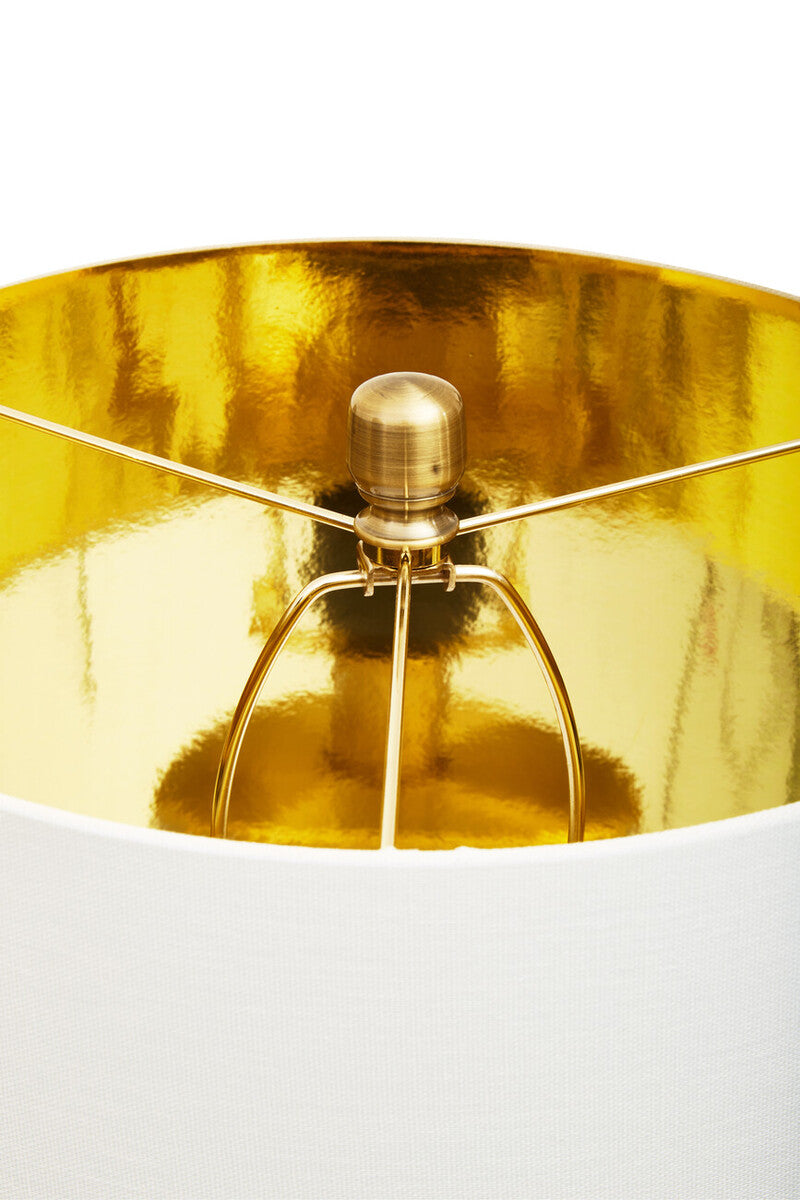 Edgar Black Marble and Gold Table Lamp