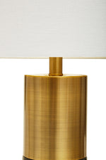 Edgar Black Marble and Gold Table Lamp