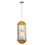 Kensington Townhouse Bronze Finish 6 Bulb Pendant Light