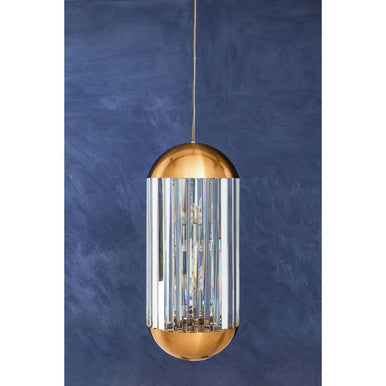 Kensington Townhouse Bronze Finish 6 Bulb Pendant Light