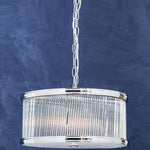 Kensington Townhouse Nickel Pendant Light