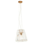 Kensington Townhouse 3 Bulb Bronze Pendant Light