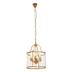 Hampstead Brass Finish 6 Bulb Pendant Light