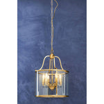 Hampstead Brass Finish 6 Bulb Pendant Light