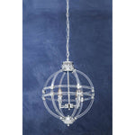Karlo Pendant Light In Clear Acrylic And Chrome Finish