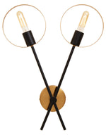 Trieste Two Bulb Ring Wall Light