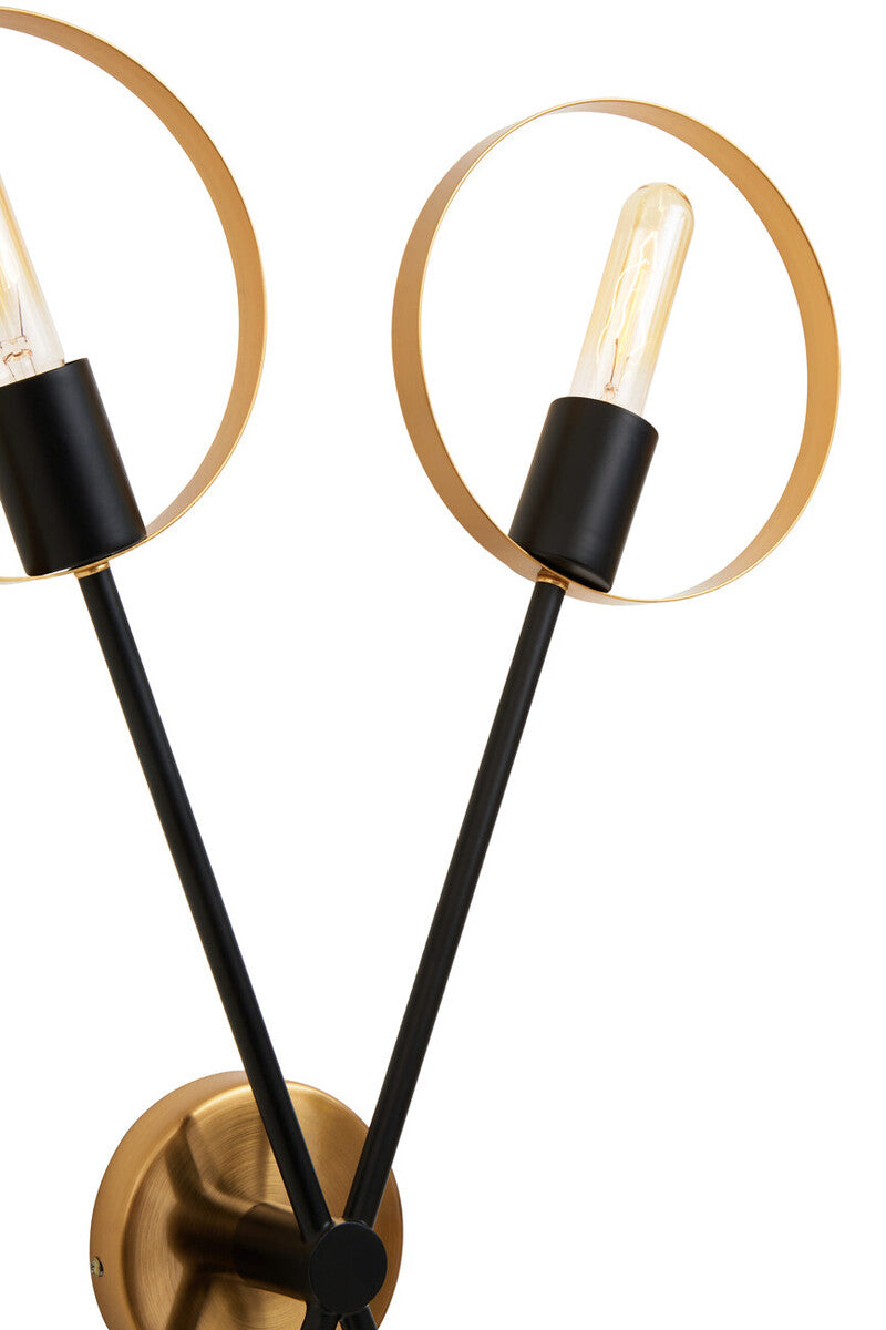 Trieste Two Bulb Ring Wall Light