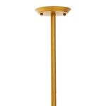 Spike Brass Finish Metal Pendant Light