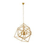 Kamara Brass Finish Four Bulb Pendant Light