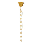 Kamara Brass Finish Four Bulb Pendant Light