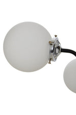 Abira Black And Chrome 16 Arm Pendant Light