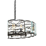 Babylon Large Black 12 Light Pendant Light