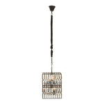 Babylon Black Crystal 6 Light Pendant Light