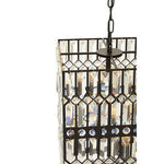 Babylon Black Crystal 6 Light Pendant Light