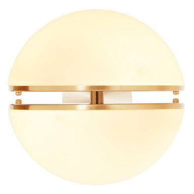 Abira Brushed Brass Ball Wall Light