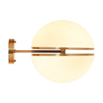 Abira Brushed Brass Ball Wall Light