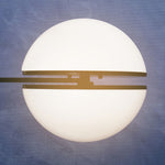 Abira Matt Black Ball Wall Light